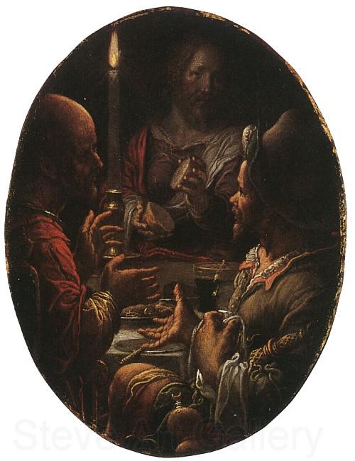 Joachim Wtewael Supper at Emmaus Norge oil painting art